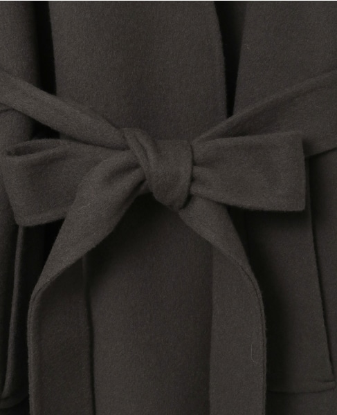 ノーカラービッグコート 詳細画像 チャコールグレー 16