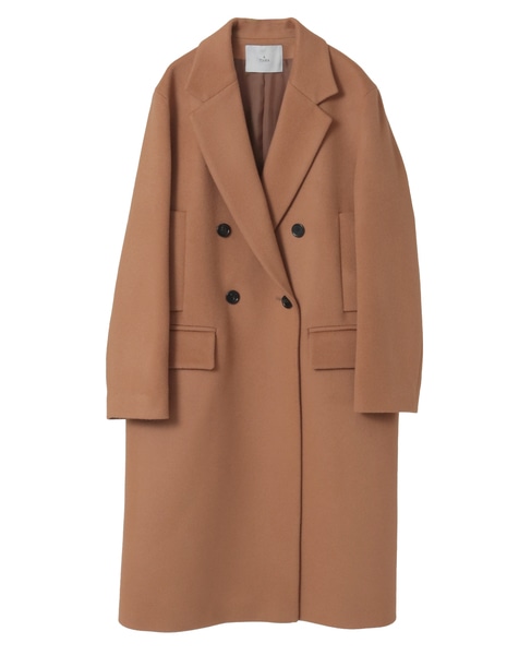 ダブルチェスターコート 詳細画像 キャメル 13