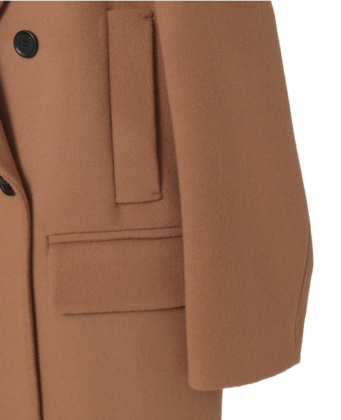 ダブルチェスターコート 詳細画像 キャメル 16