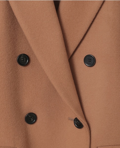 ダブルチェスターコート 詳細画像 キャメル 19