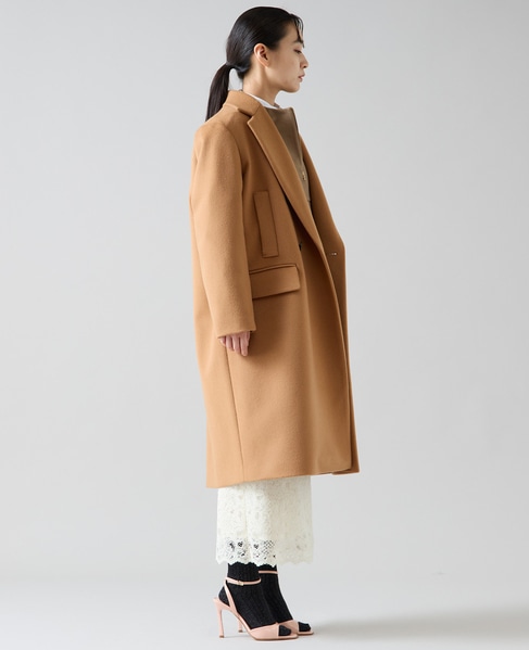 ダブルチェスターコート 詳細画像 キャメル 5