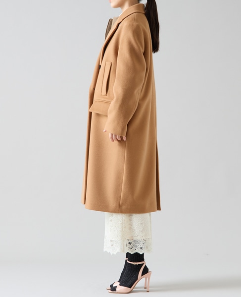 ダブルチェスターコート 詳細画像 キャメル 7