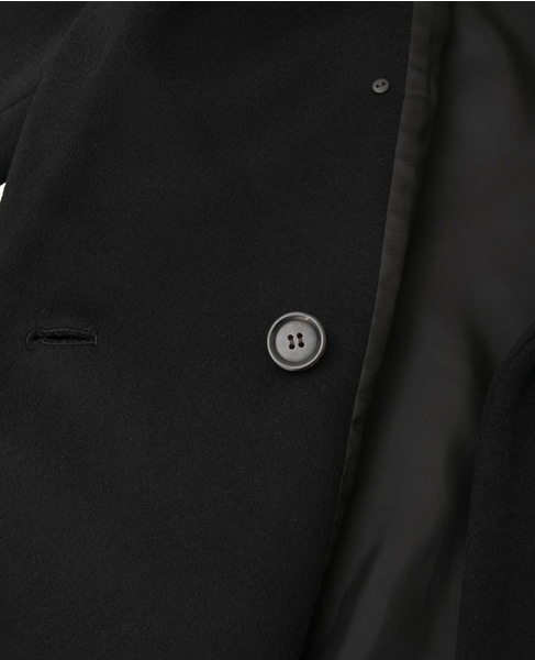 ダブルチェスターコート 詳細画像 ブラック 7