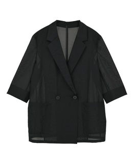 シアーテーラードジャケット