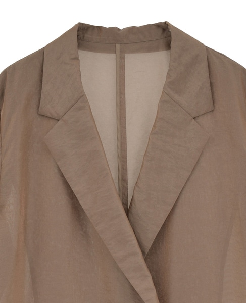 シアーテーラードジャケット 詳細画像 キャメルベージュ 9