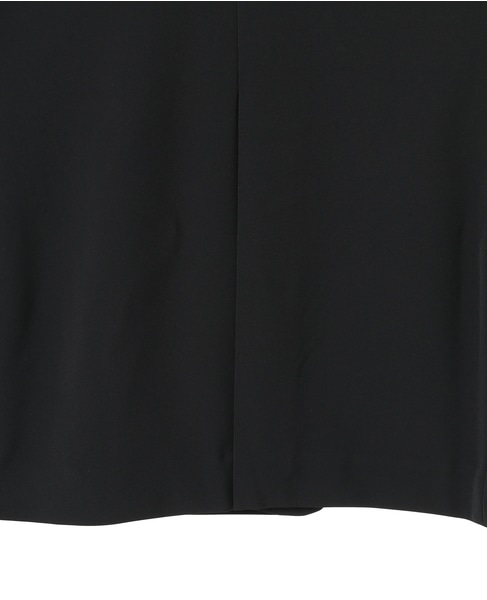 《定番》ノーカラーダブルジャケット 詳細画像 ブラック 6