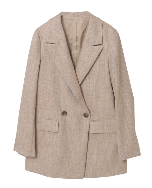 ヘリンボーンピークドジャケット 詳細画像 ベージュ 12