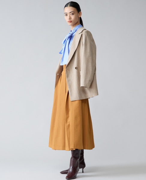 ヘリンボーンピークドジャケット 詳細画像 ベージュ 5