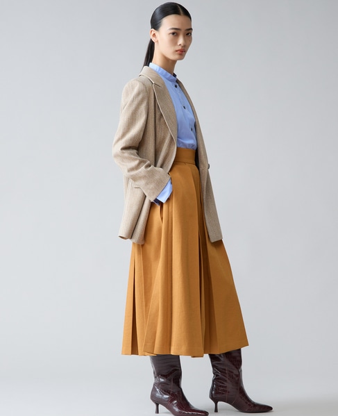 ヘリンボーンピークドジャケット 詳細画像 ベージュ 6