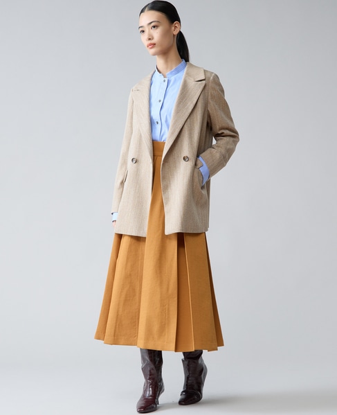 ヘリンボーンピークドジャケット 詳細画像 ベージュ 7