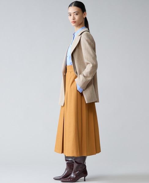 ヘリンボーンピークドジャケット 詳細画像 ベージュ 8