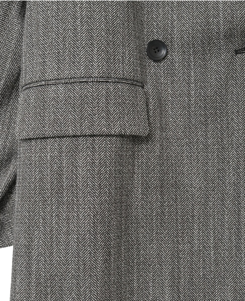 ヘリンボーンピークドジャケット 詳細画像 ブラック 13