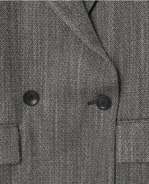 ヘリンボーンピークドジャケット 詳細画像 ブラック 14