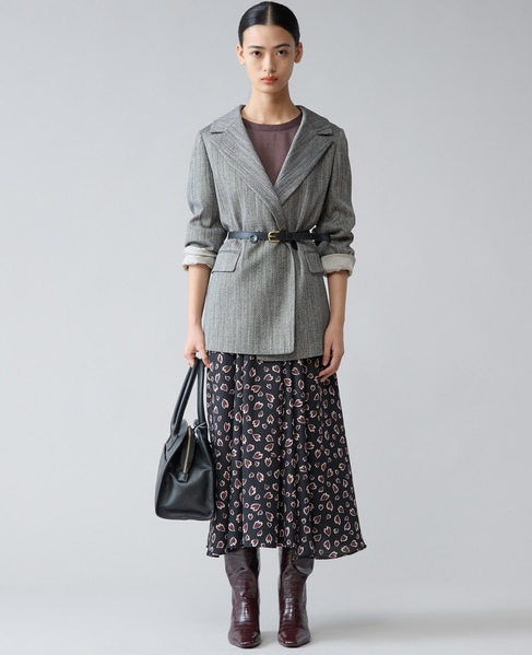 ヘリンボーンピークドジャケット 詳細画像 ブラック 5