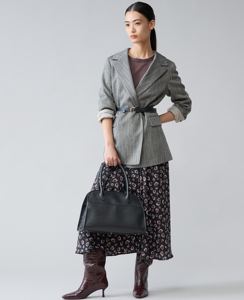 ヘリンボーンピークドジャケット 詳細画像 ブラック 6