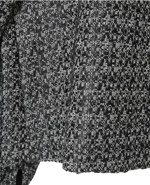 ノーカラージャケット 詳細画像 ブラック×ホワイト 10