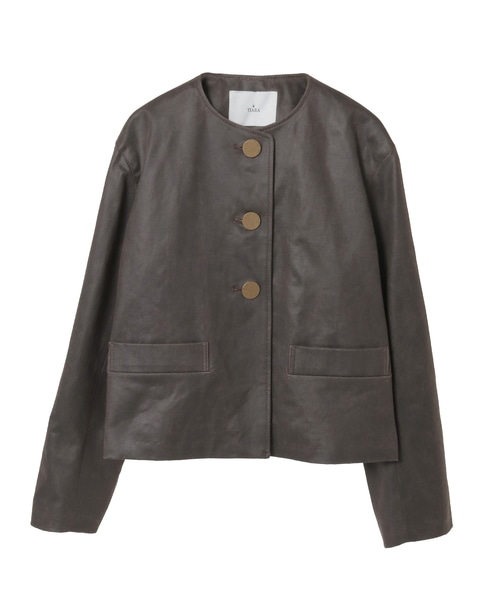 ノーカラージャケット｜TIARA（ティアラ）｜商品詳細