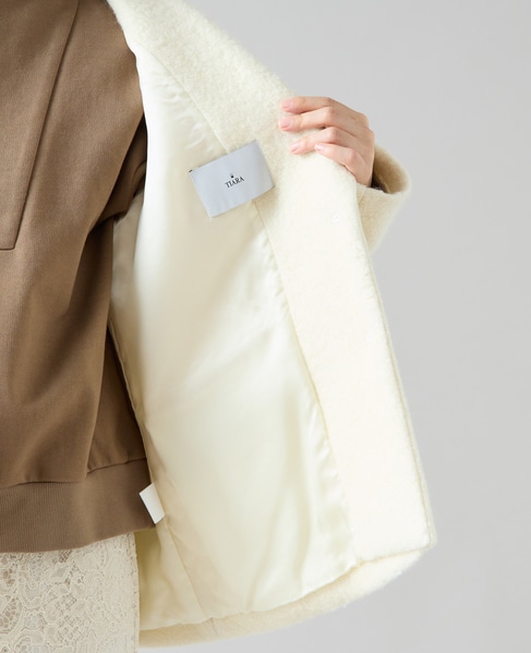 ループテーラードジャケットコート 詳細画像 アイボリー 11