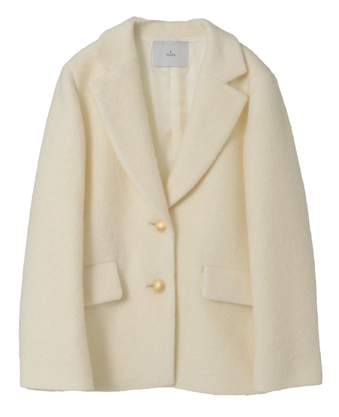 ループテーラードジャケットコート 詳細画像 アイボリー 12