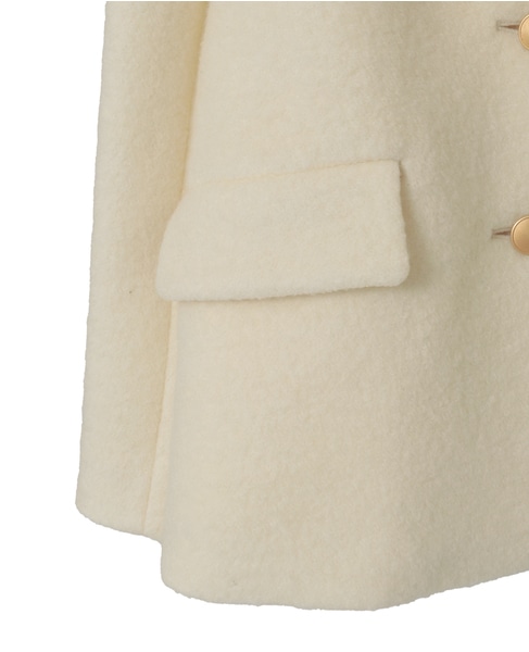 ループテーラードジャケットコート 詳細画像 アイボリー 16