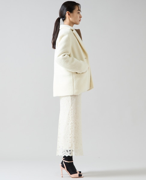 ループテーラードジャケットコート 詳細画像 アイボリー 7