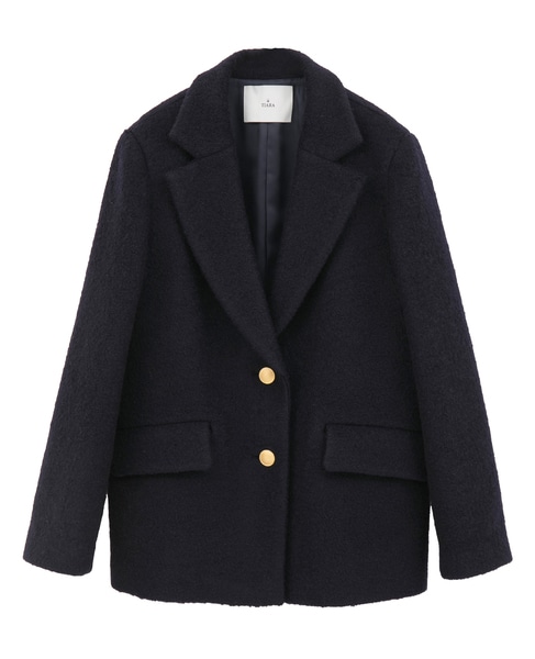 ループテーラードジャケットコート 詳細画像 ネイビー 1