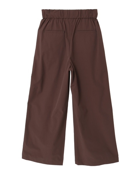 《定番》タックワイドストレートパンツ（セットアップ可） 詳細画像 ブラウン 9