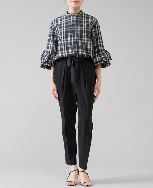 《定番》イージータックパンツ 詳細画像 ブラック 5