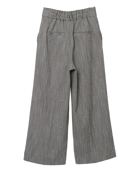 ヘリンボーンワイドパンツ 詳細画像 ブラック 14