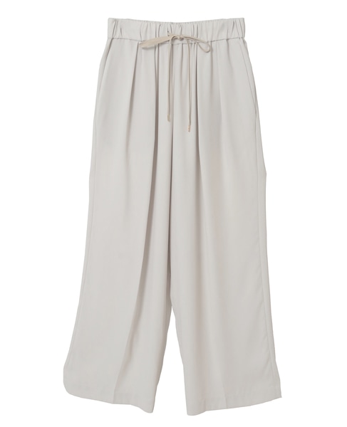 バックサテンドロストパンツ（セットアップ可） 詳細画像 ライトベージュ 5