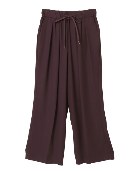 バックサテンドロストパンツ（セットアップ可） 詳細画像 ブラウン 6