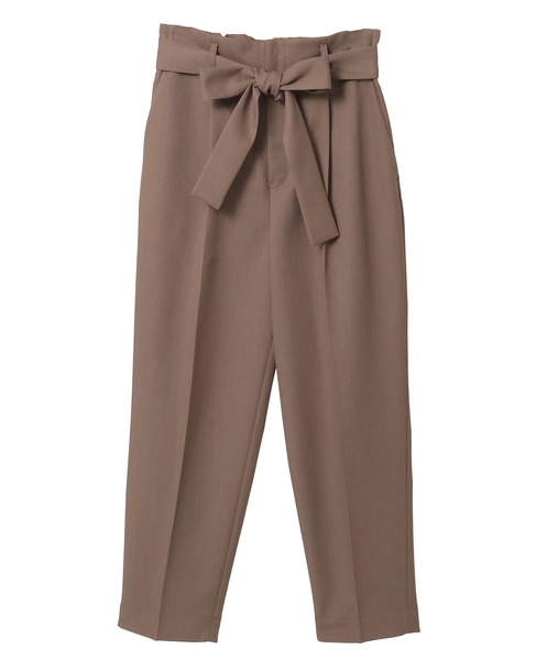 タックハイウエストパンツ 詳細画像 ブラウン 1