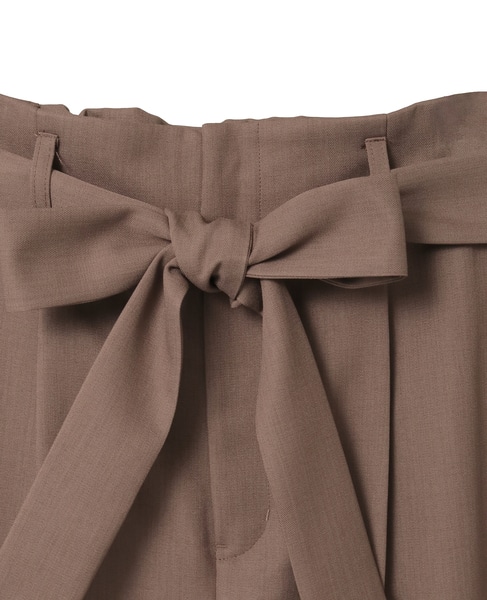 タックハイウエストパンツ 詳細画像 ブラウン 3