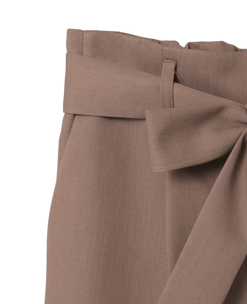 タックハイウエストパンツ 詳細画像 ブラウン 6
