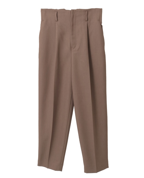 タックハイウエストパンツ 詳細画像 ブラウン 7