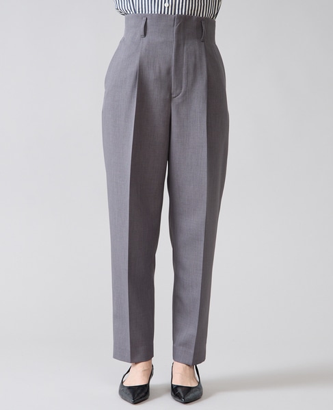 タックハイウエストパンツ 詳細画像 チャコールグレー 13