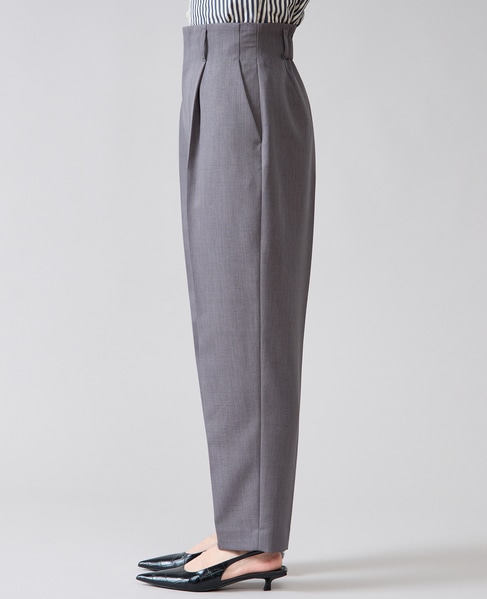 タックハイウエストパンツ 詳細画像 チャコールグレー 14
