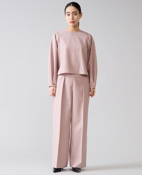 ウエストボタンパンツ 詳細画像 ピンク 3