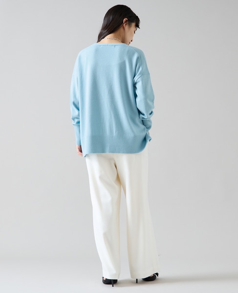 フラノイージーワイドパンツ 詳細画像 アイボリー 4