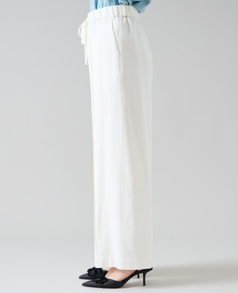 フラノイージーワイドパンツ 詳細画像 アイボリー 7