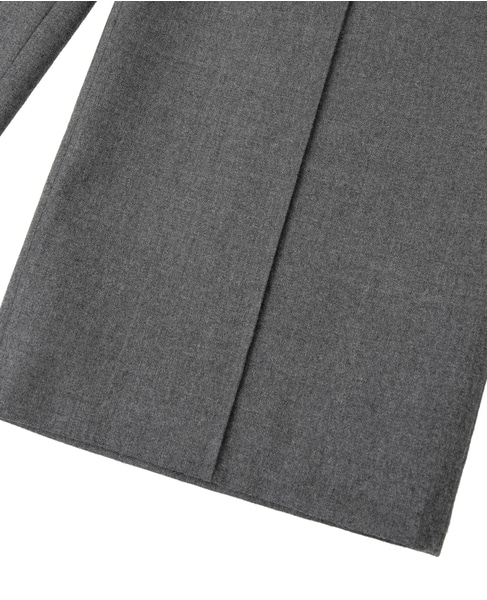 フラノイージーワイドパンツ 詳細画像 チャコールグレー 4