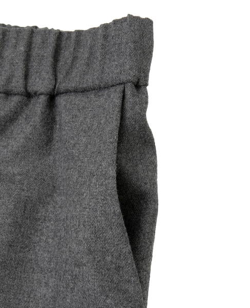 フラノイージーワイドパンツ 詳細画像 チャコールグレー 5
