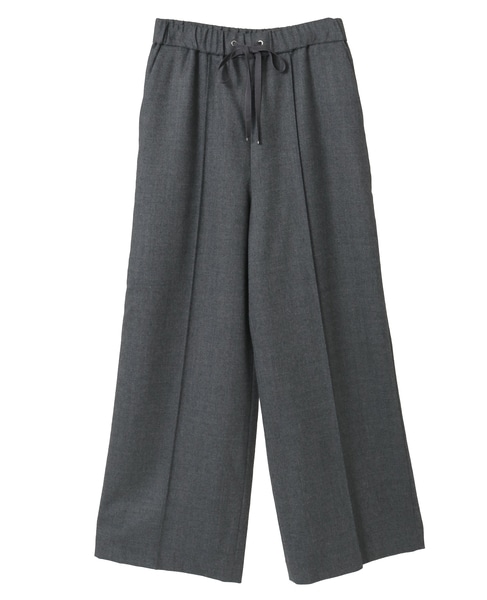 フラノイージーワイドパンツ 詳細画像 チャコールグレー 7