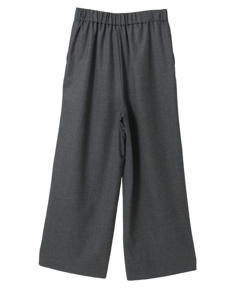 フラノイージーワイドパンツ 詳細画像 チャコールグレー 8