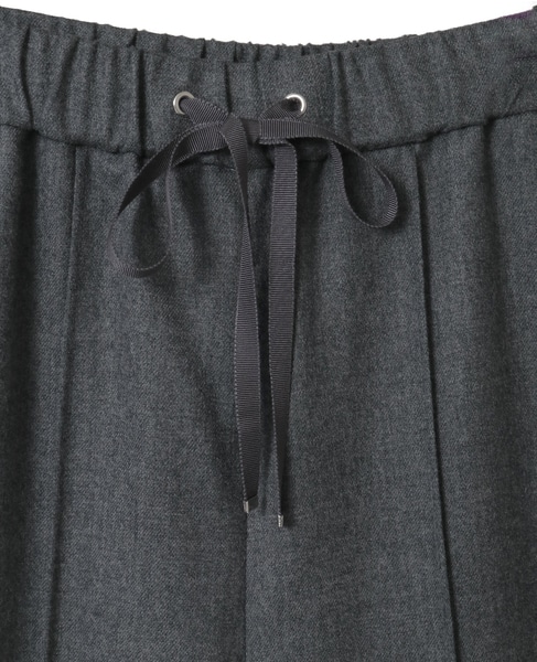 フラノイージーワイドパンツ 詳細画像 チャコールグレー 9