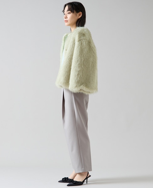 タックバレルパンツ 詳細画像 セピア 4