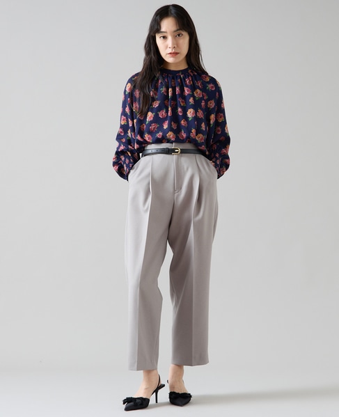 タックバレルパンツ 詳細画像 セピア 9