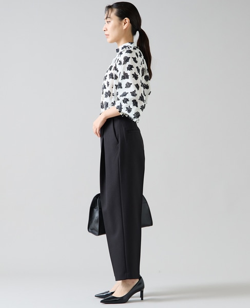 タックバレルパンツ 詳細画像 ブラック 3