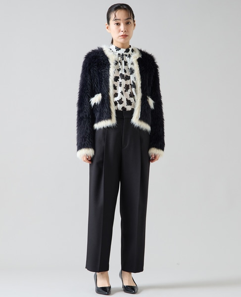 タックバレルパンツ 詳細画像 ブラック 5