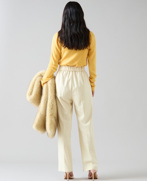 2タックパンツ 詳細画像 イエロー 5